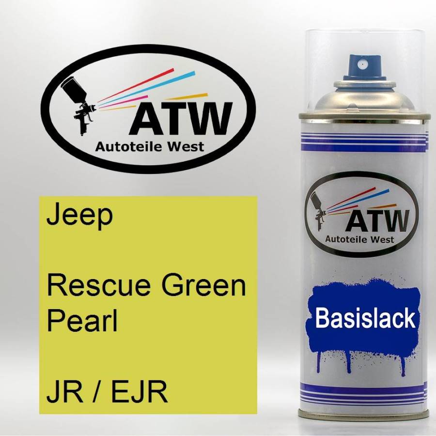 Jeep, Rescue Green Pearl, JR / EJR: 400ml Sprühdose, von ATW Autoteile West.